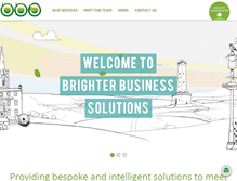 Tablet Screenshot of brighter-business.com